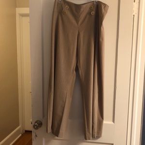 Lafayette 148 wide leg 100% cashmere pants